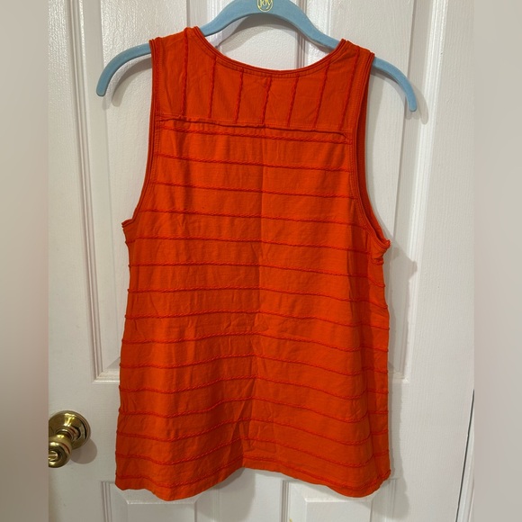 Anthropologie Maura Tank Orange - Size M Medium - Picture 11 of 11